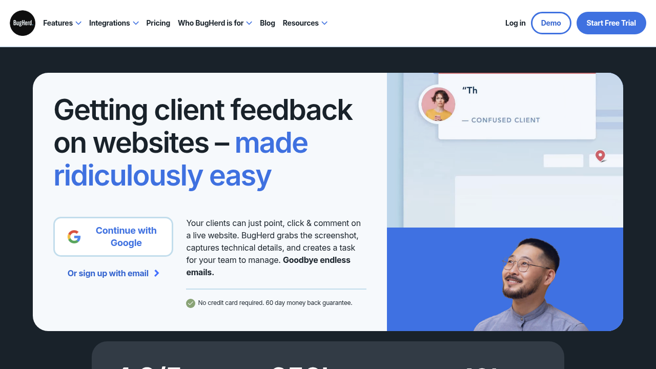 BugHerd: visual feedback and project management