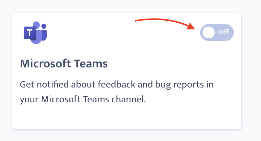 Enable Ybug + Microsoft Teams integration