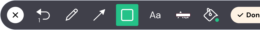 Widget toolbar